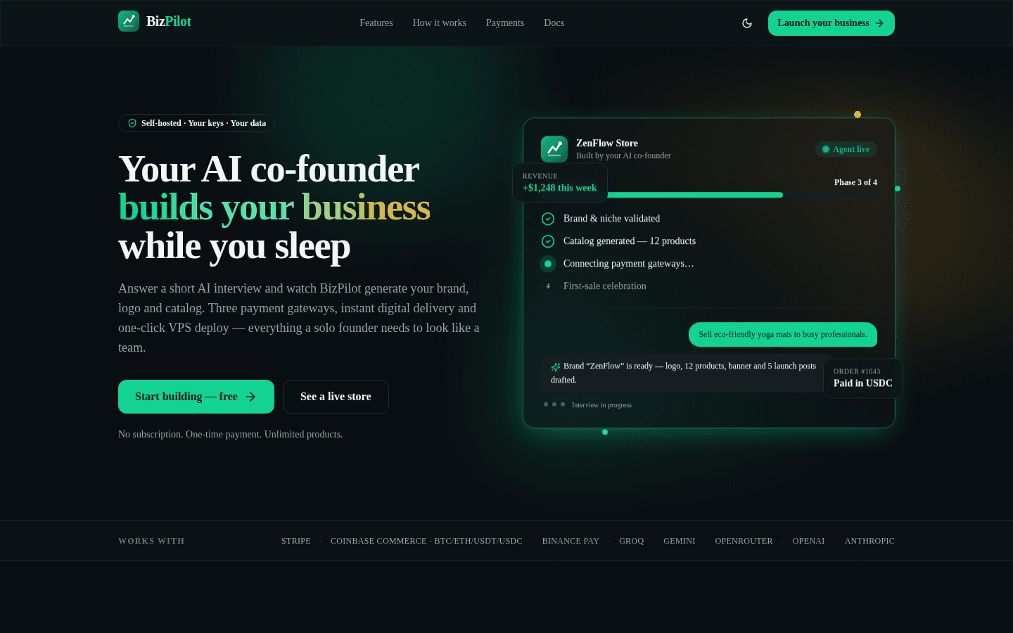 BizPilot — AI Business Launcher & Employee Hub — image 3