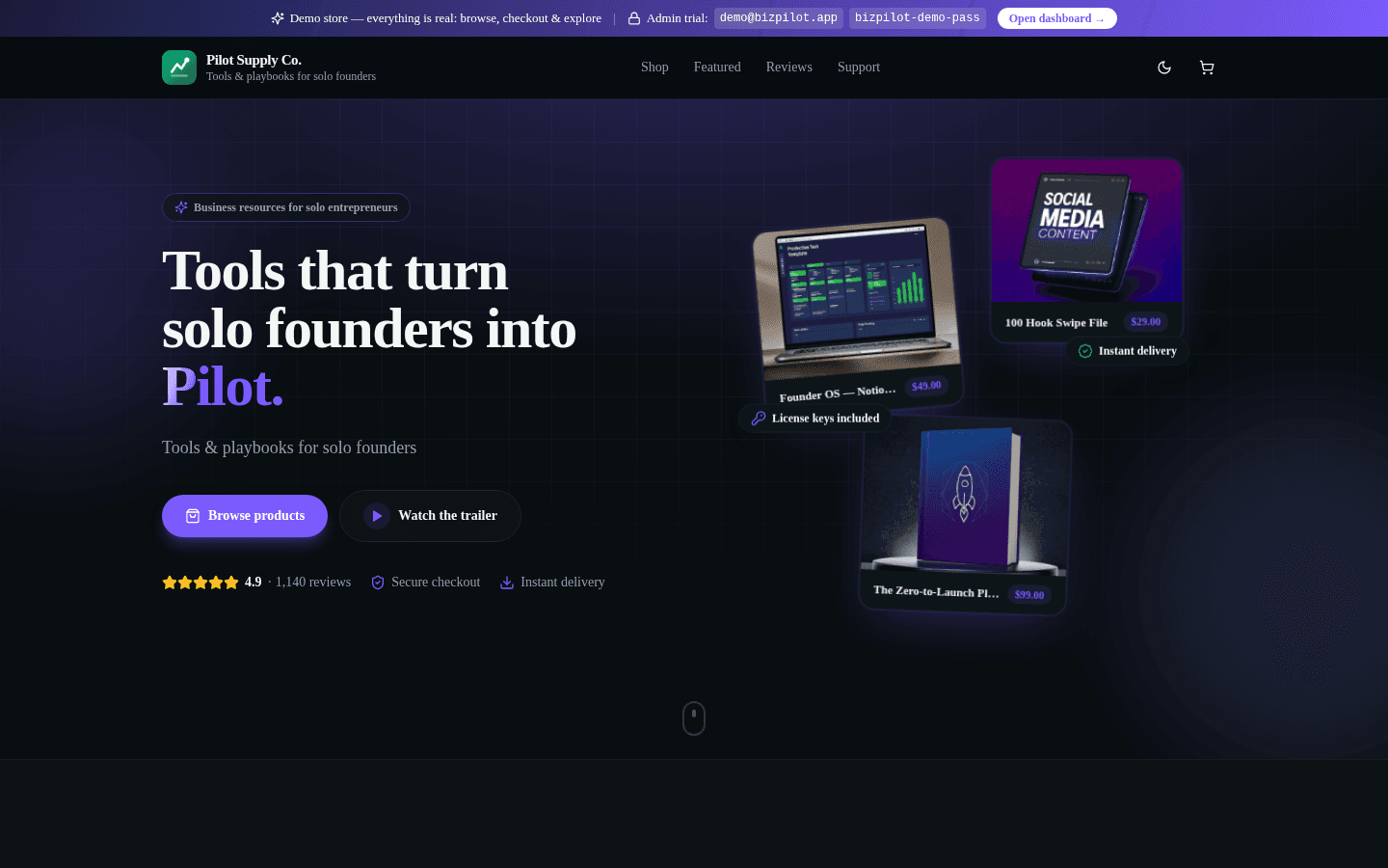 BizPilot — AI Business Launcher & Employee Hub — image 2