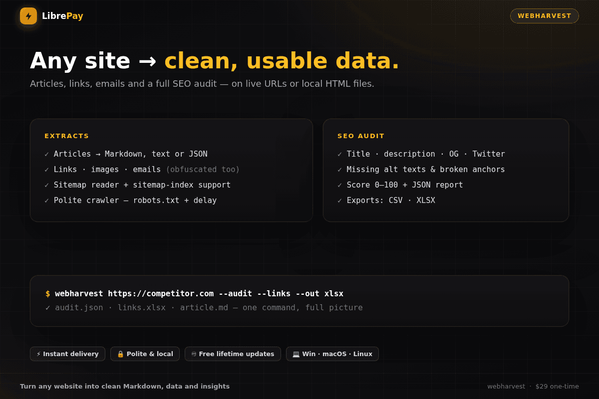 WebHarvest — image 3